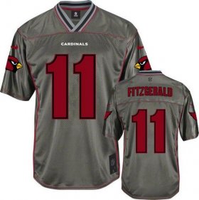 Wholesale Cheap Nike Cardinals #11 Larry Fitzgerald Grey Men\'s Stitched NFL Elite Vapor Jersey