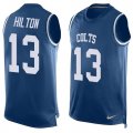 Wholesale Cheap Nike Colts #13 T.Y. Hilton Royal Blue Team Color Men's Stitched NFL Limited Tank Top Jersey