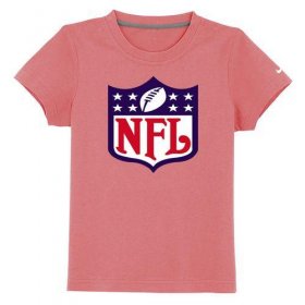 Wholesale Cheap NFL Logo Youth T-Shirt Pink