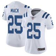 Wholesale Cheap Nike Colts #25 Marlon Mack White Women's Stitched NFL Vapor Untouchable Limited Jersey