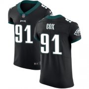 Wholesale Cheap Nike Eagles #91 Fletcher Cox Black Alternate Men's Stitched NFL Vapor Untouchable Elite Jersey