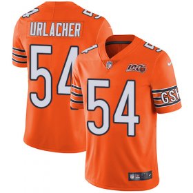 Wholesale Cheap Nike Bears #54 Brian Urlacher Orange Men\'s 100th Season Retired Stitched NFL Limited Rush Jersey