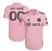 Wholesale Cheap Men's Inter Miami CF Custom Pink Soccer Jersey
