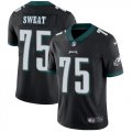 Wholesale Cheap Nike Eagles #75 Josh Sweat Black Alternate Men's Stitched NFL Vapor Untouchable Limited Jersey