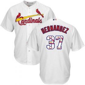 Wholesale Cheap Cardinals #37 Keith Hernandez White Team Logo Fashion Stitched MLB Jersey