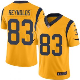 Wholesale Cheap Nike Rams #83 Josh Reynolds Gold Men\'s Stitched NFL Limited Rush Jersey