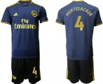 Wholesale Cheap Arsenal #4 Mertesacker Third Soccer Club Jersey