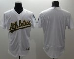 Wholesale Cheap Athletics Blank White Flexbase Authentic Collection Stitched MLB Jersey