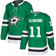 Wholesale Cheap Men's Dallas Stars #11 Luke Glendening Green Stitched Jersey