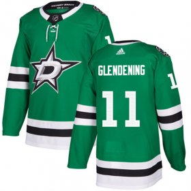 Wholesale Cheap Men\'s Dallas Stars #11 Luke Glendening Green Stitched Jersey