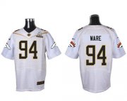 Wholesale Cheap Nike Broncos #94 DeMarcus Ware White 2016 Pro Bowl Men's Stitched NFL Elite Jersey