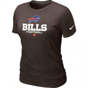 Wholesale Cheap Women's Nike Buffalo Bills Critical Victory NFL T-Shirt Brown