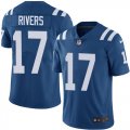Wholesale Cheap Nike Colts #17 Philip Rivers Royal Blue Team Color Men's Stitched NFL Vapor Untouchable Limited Jersey