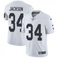 Wholesale Cheap Nike Raiders #34 Bo Jackson White Youth Stitched NFL Vapor Untouchable Limited Jersey