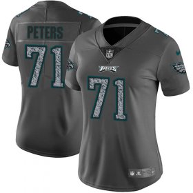Wholesale Cheap Nike Eagles #71 Jason Peters Gray Static Women\'s Stitched NFL Vapor Untouchable Limited Jersey