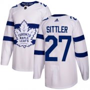 Wholesale Cheap Adidas Maple Leafs #27 Darryl Sittler White Authentic 2018 Stadium Series Stitched NHL Jersey