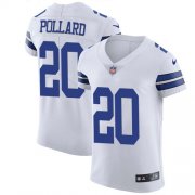 Wholesale Cheap Nike Cowboys #20 Tony Pollard White Men's Stitched NFL Vapor Untouchable Elite Jersey