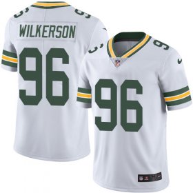 Wholesale Cheap Nike Packers #96 Muhammad Wilkerson White Men\'s Stitched NFL Vapor Untouchable Limited Jersey