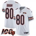 Wholesale Cheap Nike Bears #80 Jimmy Graham White Men's Stitched NFL 100th Season Vapor Untouchable Limited Jersey
