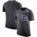 Wholesale Cheap NFL Men's Tennessee Titans Nike Anthracite Crucial Catch Tri-Blend Performance T-Shirt