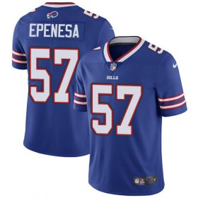 Wholesale Cheap Nike Bills #57 A.J. Epenesas Royal Blue Team Color Youth Stitched NFL Vapor Untouchable Limited Jersey