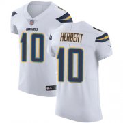 Wholesale Cheap Nike Chargers #10 Justin Herbert White Men's Stitched NFL New Elite Jersey