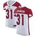 Wholesale Cheap Nike Cardinals #31 David Johnson White Men's Stitched NFL Vapor Untouchable Elite Jersey