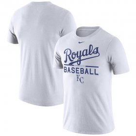 Wholesale Cheap Kansas City Royals Nike Practice T-Shirt White