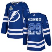 Cheap Adidas Lightning #29 Scott Wedgewood Blue Home Authentic Drift Fashion 2020 Stanley Cup Champions Stitched NHL Jersey
