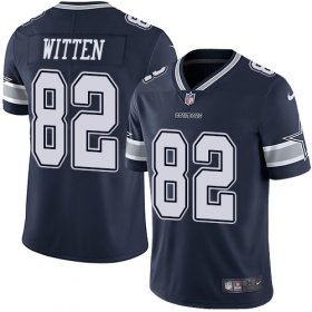 Wholesale Cheap Nike Cowboys #82 Jason Witten Navy Blue Team Color Men\'s Stitched NFL Vapor Untouchable Limited Jersey