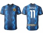 Wholesale Cheap Men 2021-2022 Club Inter Milan home blue aaa versio 11 Nike Soccer Jersey