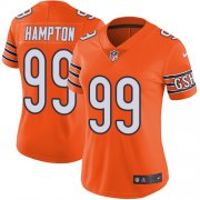 Wholesale Cheap Nike Bears #99 Dan Hampton Orange Women's Stitched NFL Limited Rush Jersey