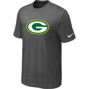 Wholesale Cheap Green Bay Packers Sideline Legend Authentic Logo Dri-FIT Nike NFL T-Shirt Crow Grey