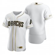 Wholesale Cheap Arizona Diamondbacks Blank White Nike Men's Authentic Golden Edition MLB Jersey