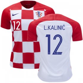Wholesale Cheap Croatia #12 L.Kalinic Home Kid Soccer Country Jersey
