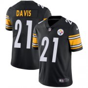 Wholesale Cheap Nike Steelers #21 Sean Davis Black Team Color Men's Stitched NFL Vapor Untouchable Limited Jersey