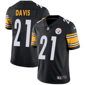 Wholesale Cheap Nike Steelers #21 Sean Davis Black Team Color Men\'s Stitched NFL Vapor Untouchable Limited Jersey