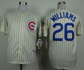 Wholesale Cheap Cubs #26 Billy Williams Cream 1969 Turn Back The Clock Stitched MLB Jersey