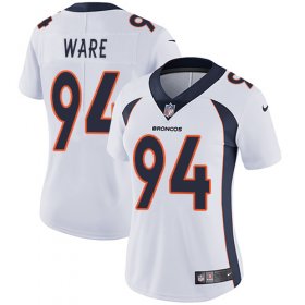 Wholesale Cheap Nike Broncos #94 DeMarcus Ware White Women\'s Stitched NFL Vapor Untouchable Limited Jersey