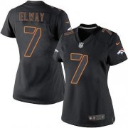 Wholesale Cheap Nike Broncos #7 John Elway Black Impact Women's Stitched NFL Limited Jersey