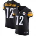 Wholesale Cheap Nike Steelers #12 Terry Bradshaw Black Team Color Men's Stitched NFL Vapor Untouchable Elite Jersey