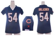 Wholesale Cheap Nike Bears #54 Brian Urlacher Navy Blue Team Color Draft Him Name & Number Top Women's Stitched NFL Elite Jersey