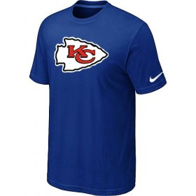 Wholesale Cheap Nike Kansas City Chiefs Sideline Legend Authentic Logo Dri-FIT NFL T-Shirt Blue