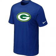 Wholesale Cheap Nike Green Bay Packers Sideline Legend Authentic Logo Dri-FIT NFL T-Shirt Blue