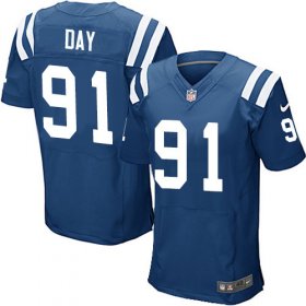 Wholesale Cheap Nike Colts #91 Sheldon Day Royal Blue Team Color Men\'s Stitched NFL Vapor Untouchable Elite Jersey