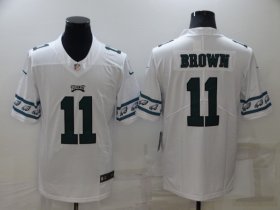 Wholesale Cheap Men\'s Philadelphia Eagles #11 A. J. Brown White 2019 NEW Vapor Untouchable Stitched NFL Nike Limited Jersey