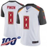Wholesale Cheap Nike Buccaneers #8 Bradley Pinion White Men's Stitched NFL 100th Season Vapor Untouchable Limited Jersey