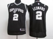 Cheap Nike Spurs #2 Kawhi Leonard Black Stitched Youth NBA Jersey