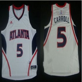 Wholesale Cheap Revolution 30 Atlanta Hawks #5 DeMarre Carroll White Stitched NBA Jersey