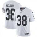 Wholesale Cheap Nike Raiders #38 Nick Nelson White Men's Stitched NFL Vapor Untouchable Limited Jersey